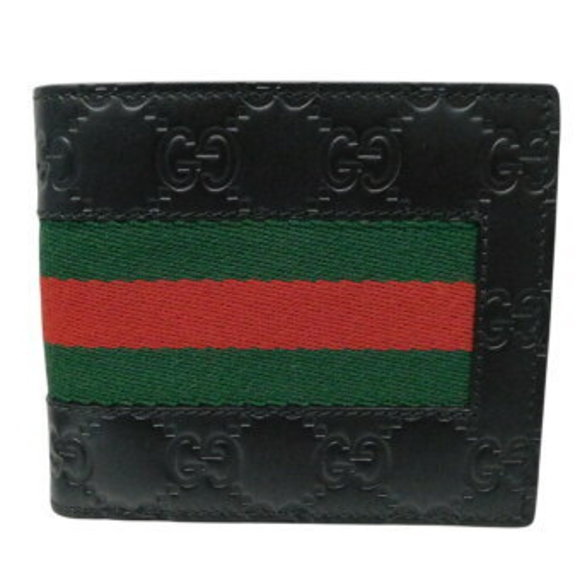 Gucci Wave Wallet Bag Black Green Red - Picture 1 of 9
